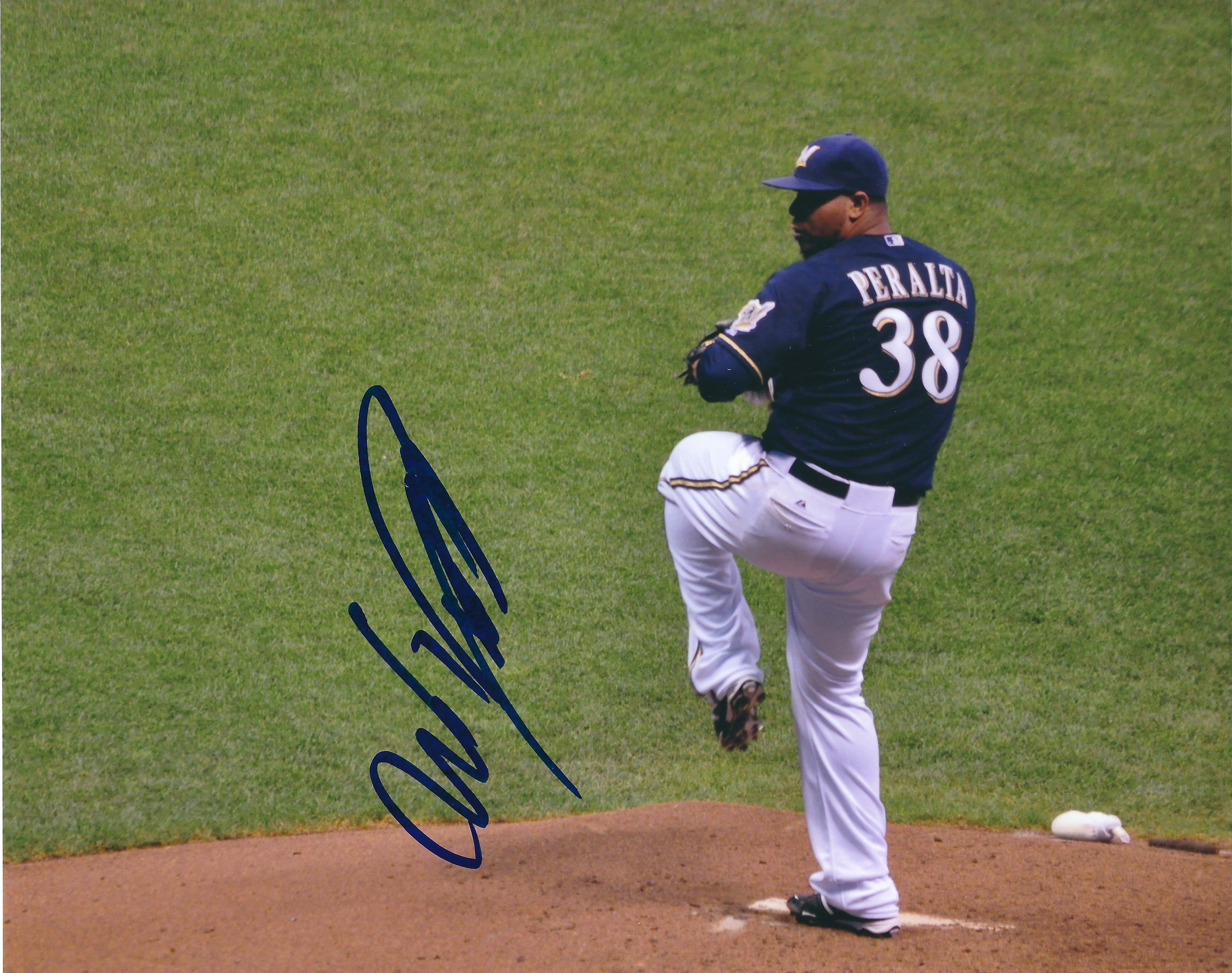 AUTOGRAPHED MIKE CALDWELL 8X10 photo Milwaukee Brewers - Main Line  Autographs