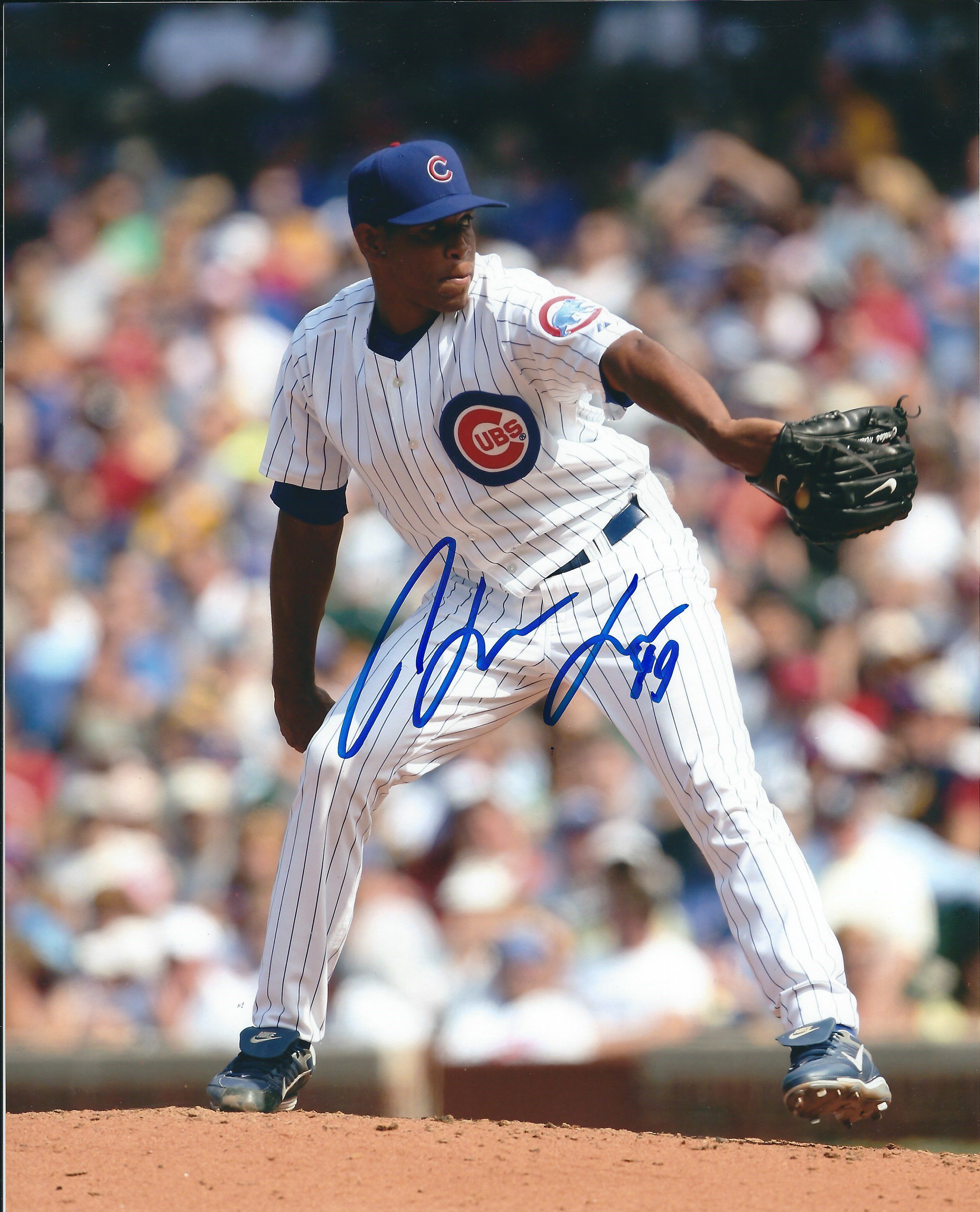 AUTOGRAPHED JODY DAVIS 8x10 Chicago Cubs Photo - Main Line Autographs