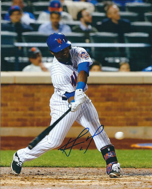 AUTOGRAPHED DILSON HERRERA 8X10 New York Mets photo