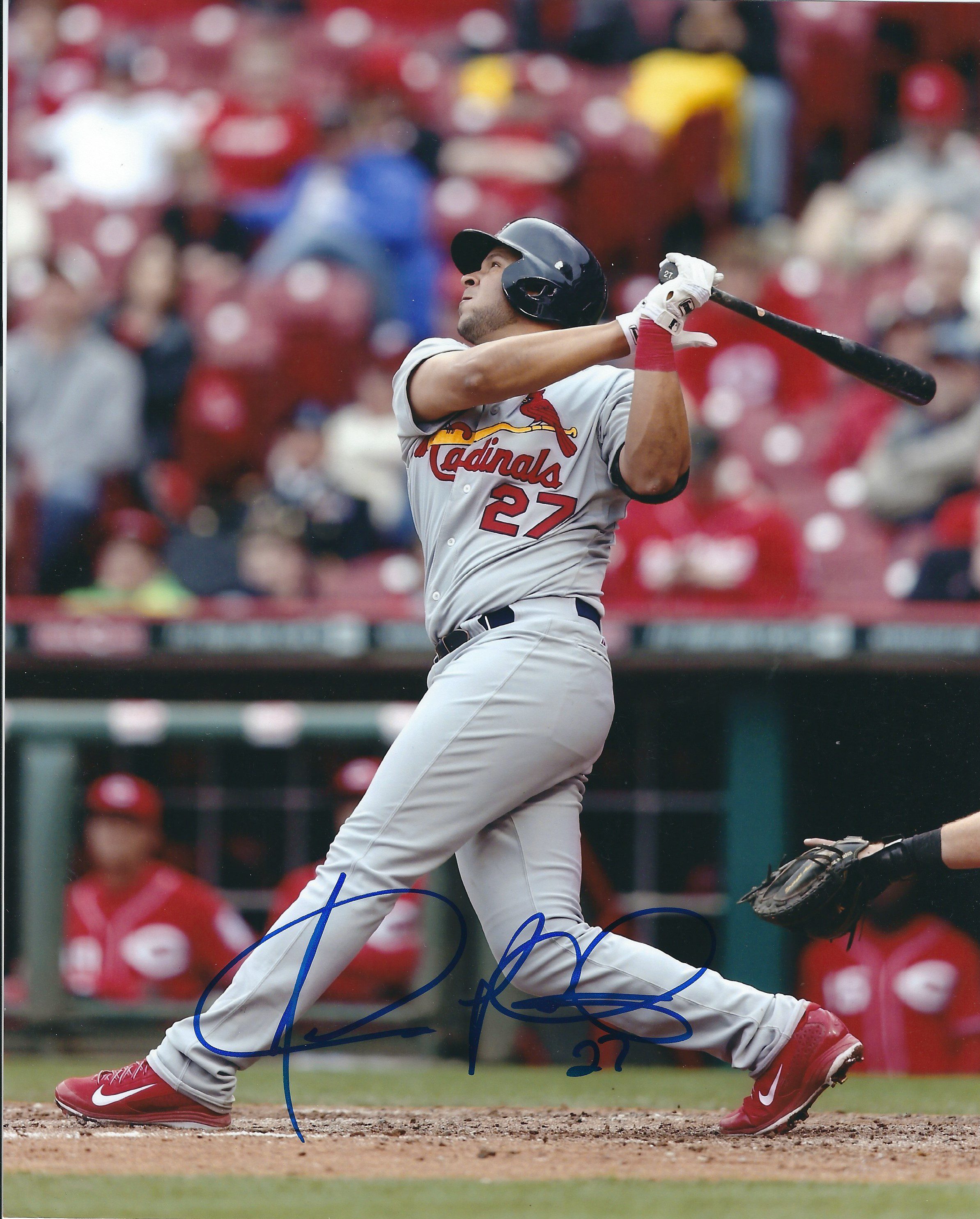 Jon Jay Autographed St. Louis Cardinals 8x10 Photo