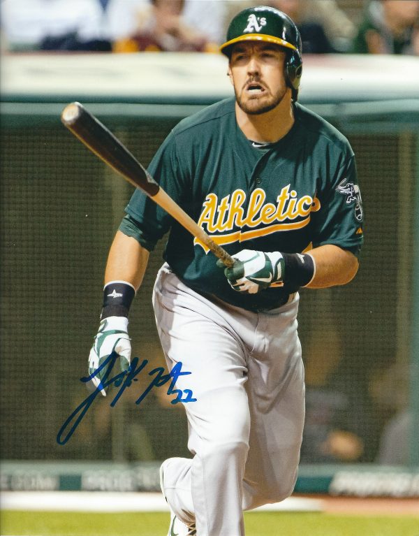 AUTOGRAPHED LUKE MONTZ 8X10 Oakland A's Photo