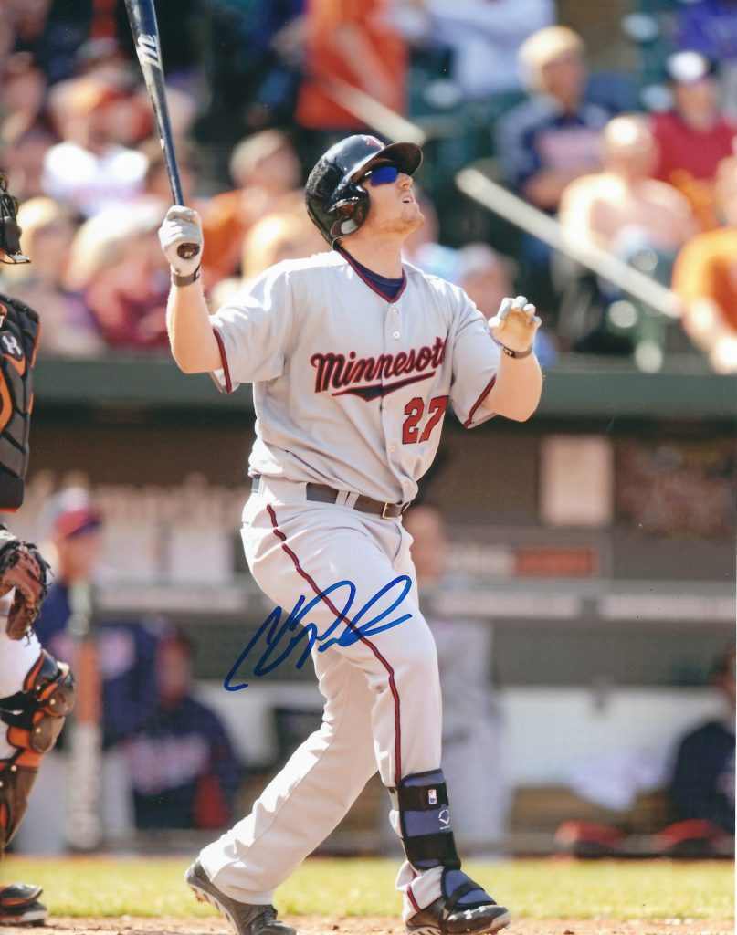 AUTOGRAPHED CHRIS PARMELEE 8X10 Minnesota Twins photo - Main Line ...