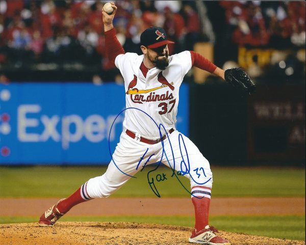 AUTOGRAPHED PAT NESHEK 8X10 St. Louis Cardinals photo