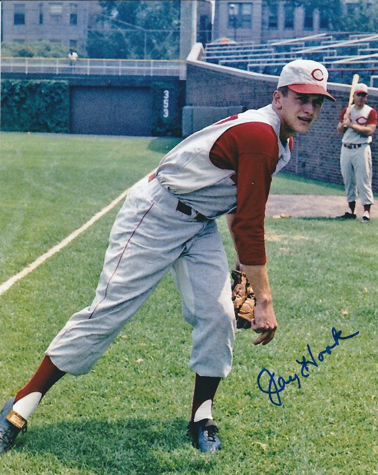 AUTOGRAPHED JAY HOOK 8X10 Cincinnati Reds Photo - Main Line Autographs