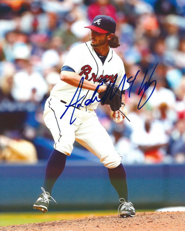 AUTOGRAPHED ANDREW MCKIRAHAN 8X10 Atlanta Braves photo