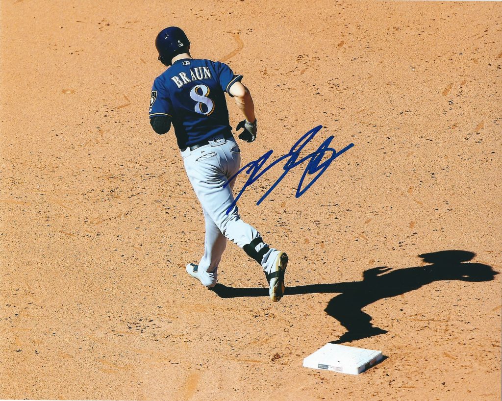 Autographed ROBIN YOUNT and JIM GANTNER 8x10 Milwaukee Brewers Photo JSA  Witness - Main Line Autographs