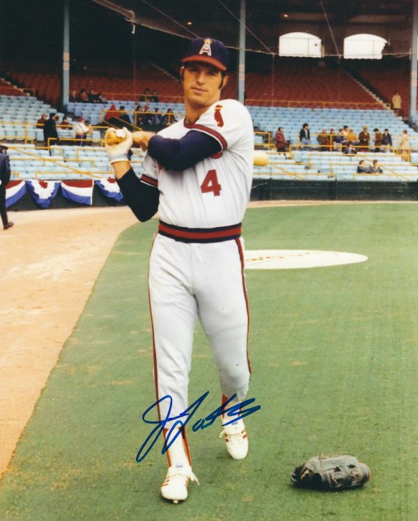 AUTOGRAPHED JOE LAHOUD 8X10 California Angels Photo