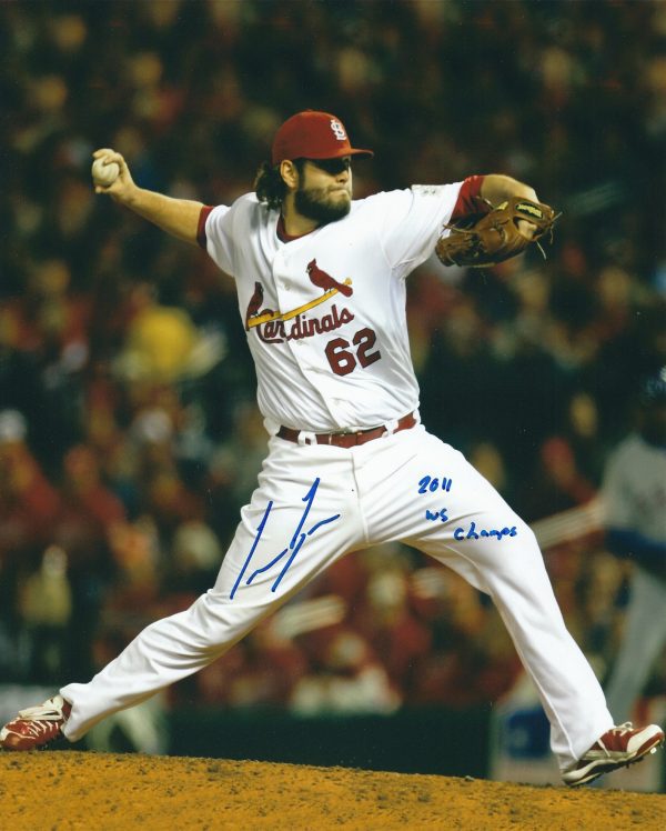 AUTOGRAPHED LANCE LYNN 8X10 St. Louis Cardinals photo