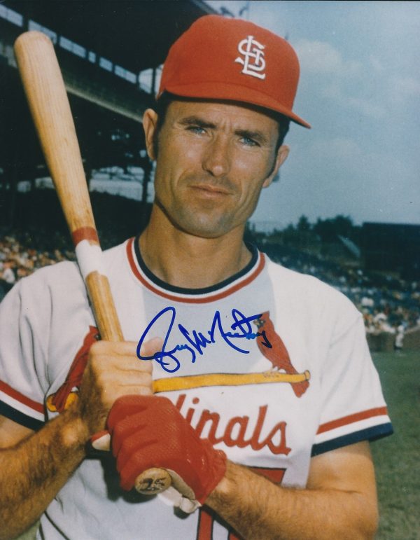 AUTOGRAPHED  JERRY MCNERTNEY 8X10 St. Louis Cardinals photo