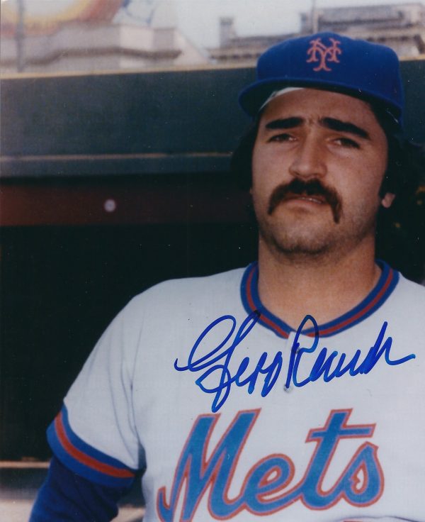 AUTOGRAPHED JEFF REARDON 8X10 New York Mets photo