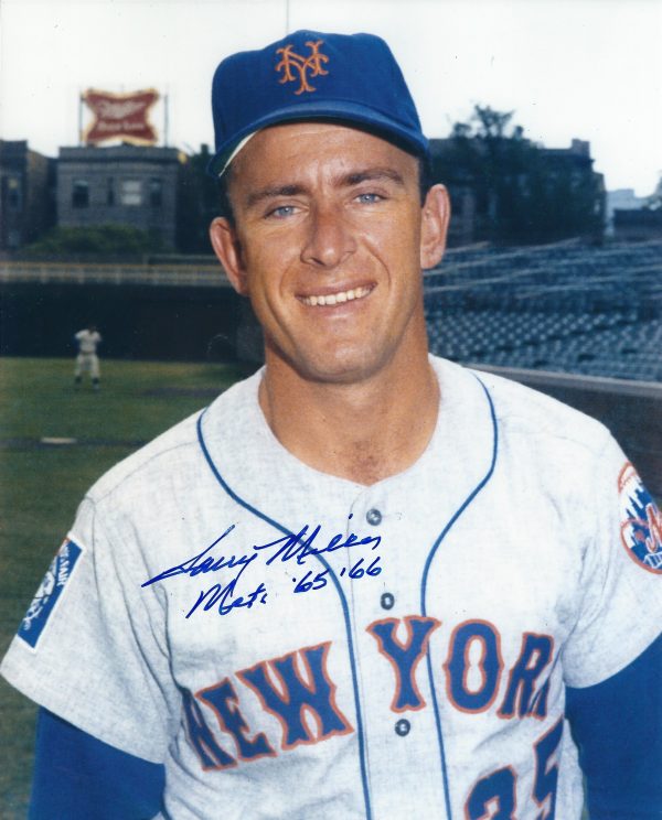 AUTOGRAPHED LARRY MILLER 8x10 New York Mets photo