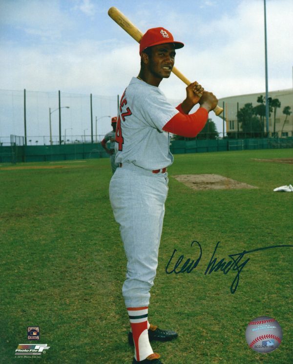 AUTOGRAPHED WILLIE MONTANEZ 8X10 St. Louis Cardinals photo