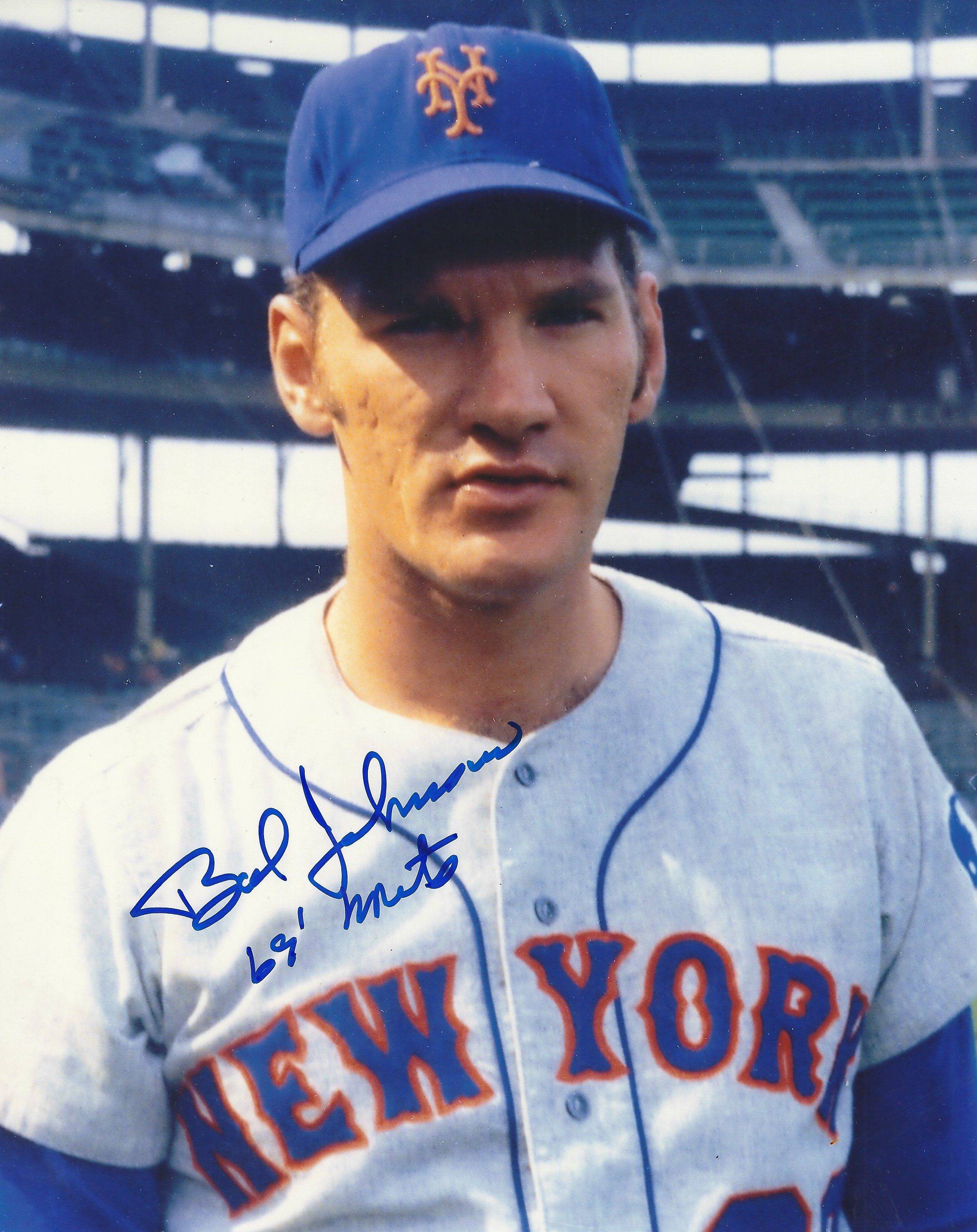Autographed DOCK ELLIS 8X10 New York Mets Photo - Main Line Autographs