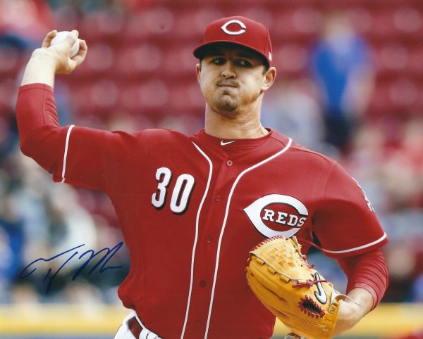 AUTOGRAPHED TYLER MAHLE 8X10 Cincinnati Reds Photo