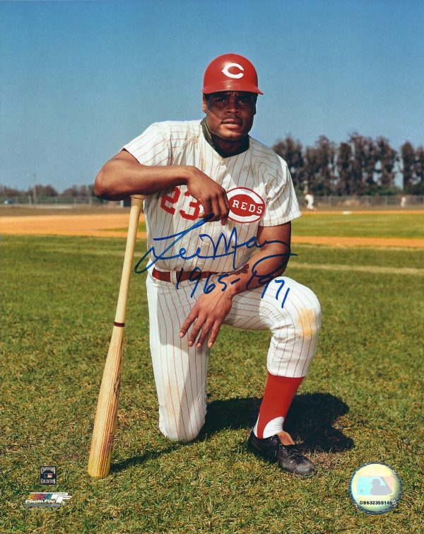 AUTOGRAPHED LEE MAY 8x10 Cincinnati Reds Photo