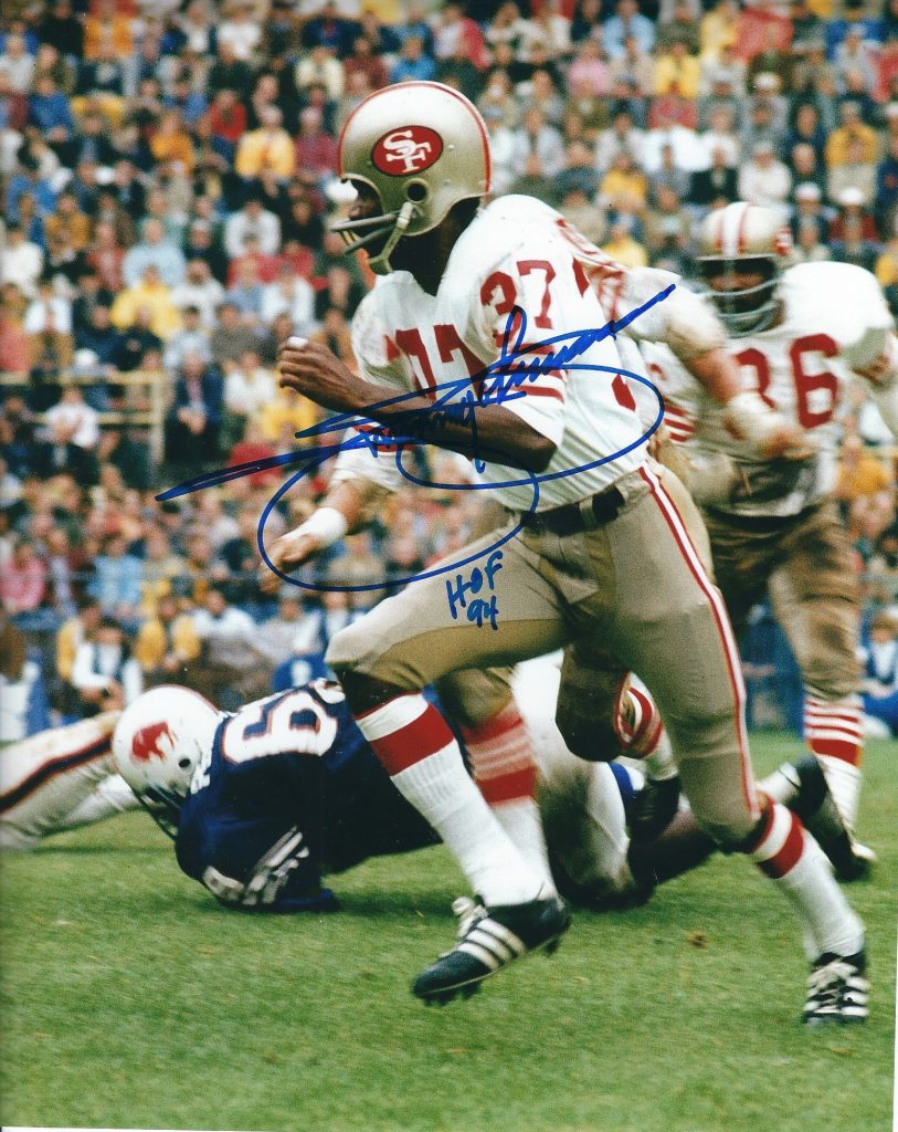 Autographed JIMMY JOHNSON 8x10 San Francisco 49ers Photo - Main Line ...