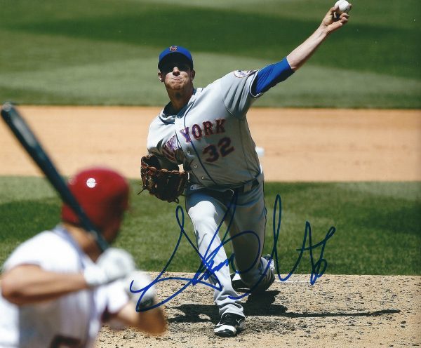 AUTOGRAPHED STEVEN MATZ 8X10 New York Mets photo