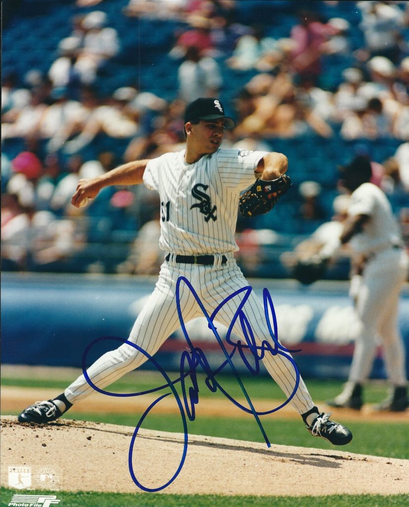 AUTOGRAPHED JASON BERE 8X10 Chicago White Sox Photo - Main Line Autographs