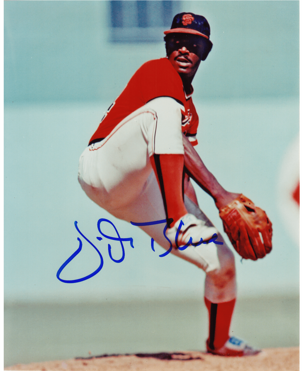 Vida Blue Signed Autograph 8X10 Photo San Francisco Giants