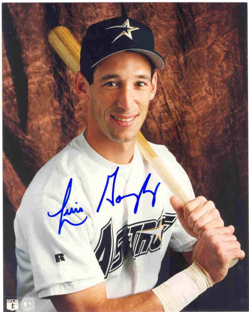 Luis Gonzalez HOUSTON ASTROS UNSIGNED 8 x 10 ORIGINAL SNAPSHOT PHOTO #1