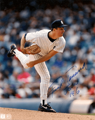 Autographed FRANK TANANA 8X10 New York Mets photo - Main Line