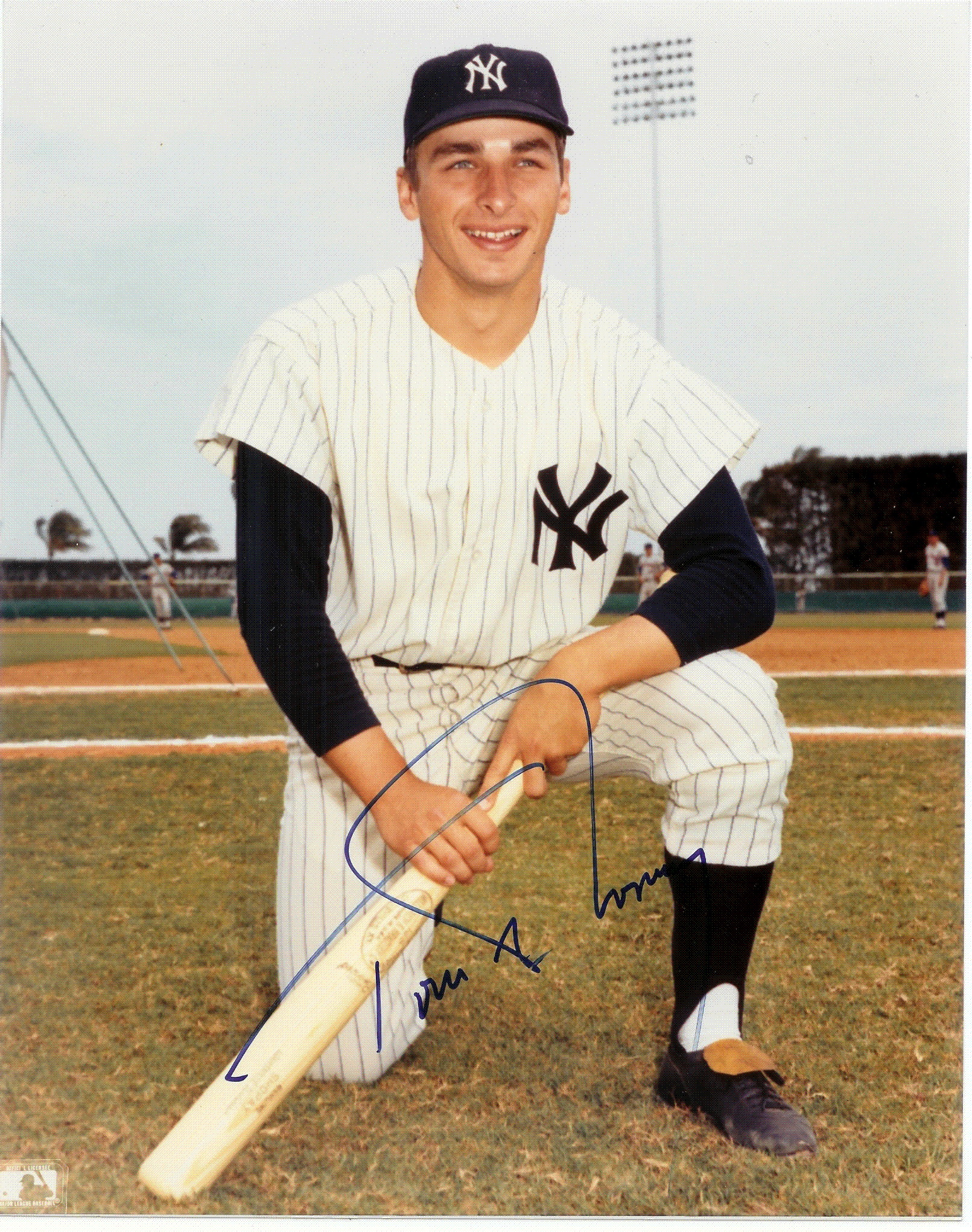 AUTOGRAPHED SIGNED photo TOM SHOPAY New York Yankees - Main Line Autographs