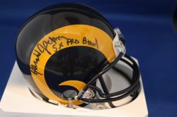 Autographed Franco Harris Pittsburgh Steelers Lunar Eclipse Mini Helmet  with COA - Main Line Autographs