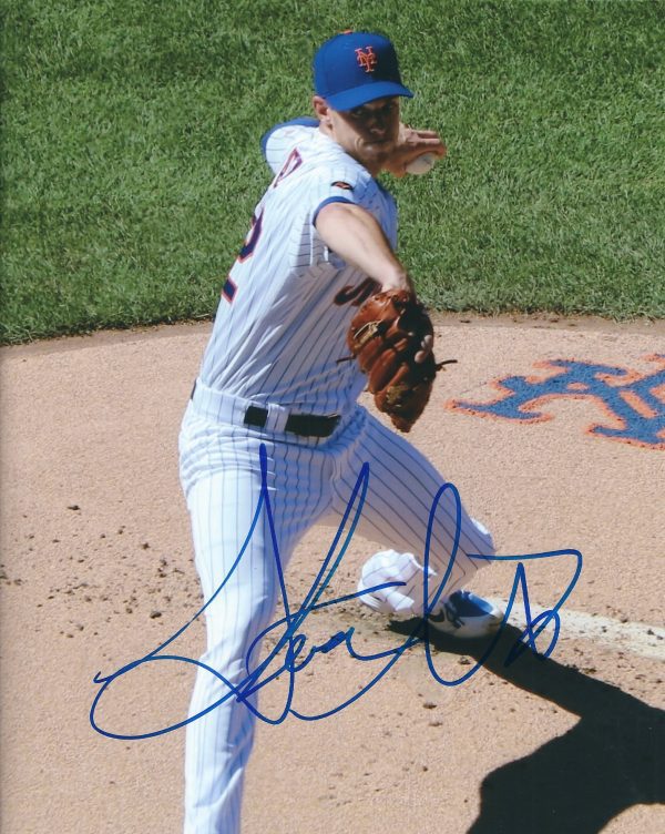 AUTOGRAPHED STEVEN MATZ 8X10 New York Mets photo