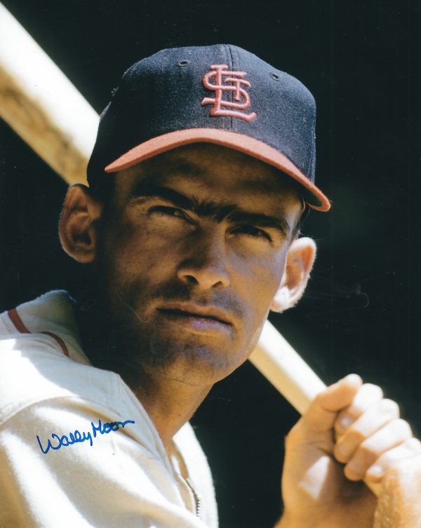 AUTOGRAPHED WALLY MOON 8X10 St. Louis Cardinals photo