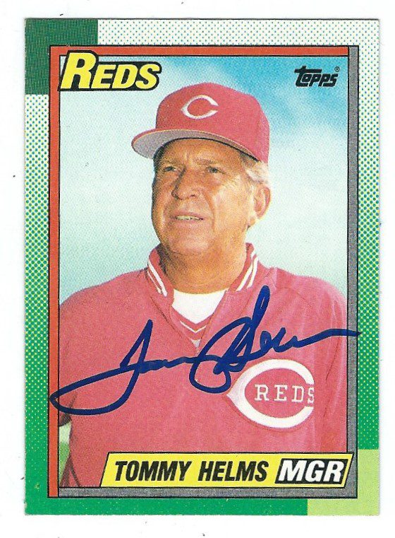 Tommy Helms 1965 Topps Rookie Signed Autographed Card #243