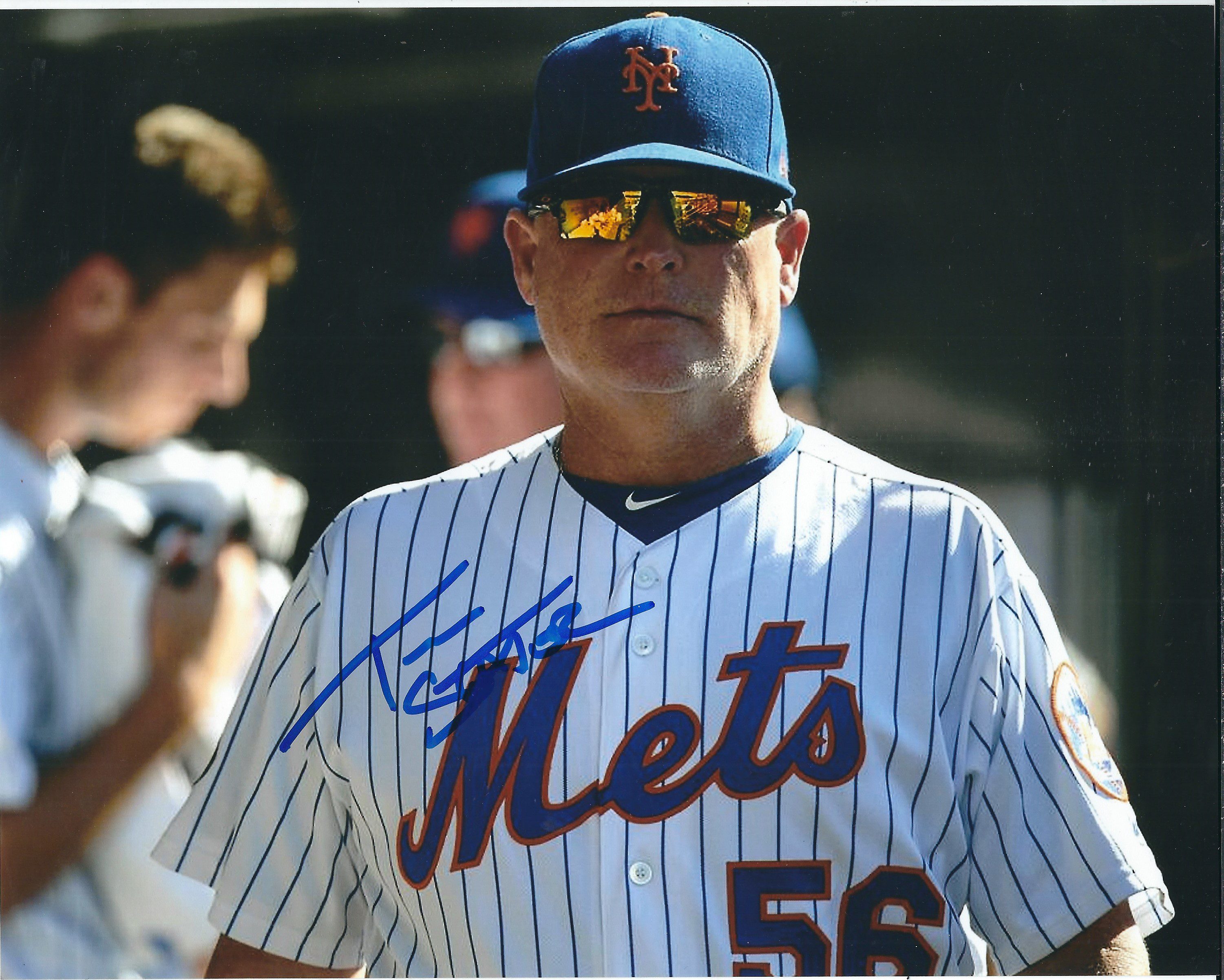 Autographed DOCK ELLIS 8X10 New York Mets Photo - Main Line Autographs