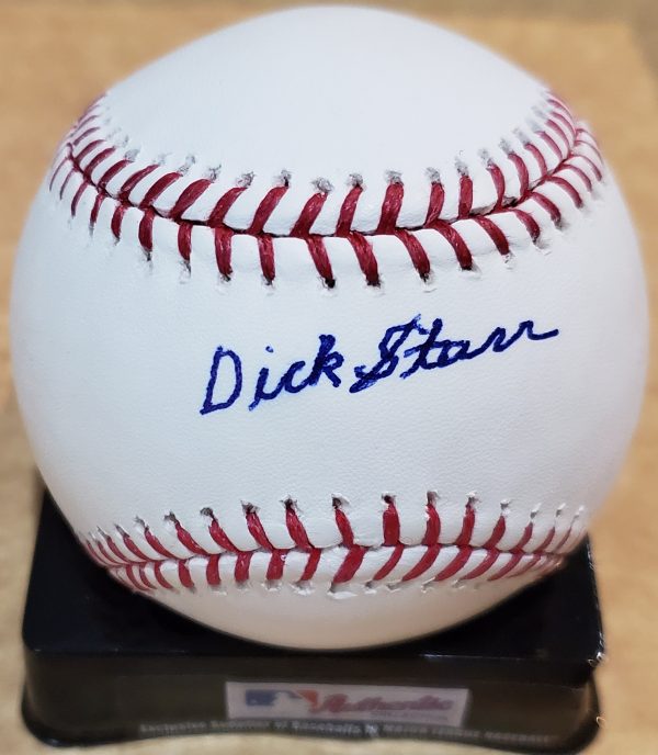 Autographed DICK STARR Official American League Baseball