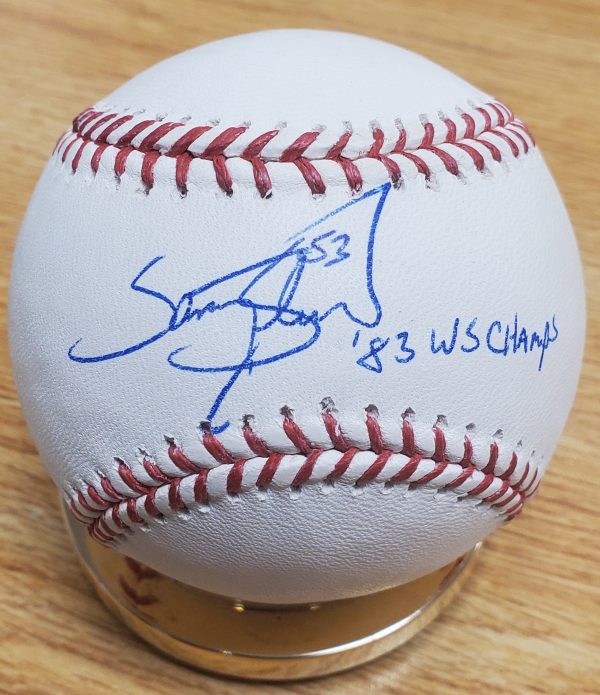 Autographed SAMMY STEWART Official Major League Baseball