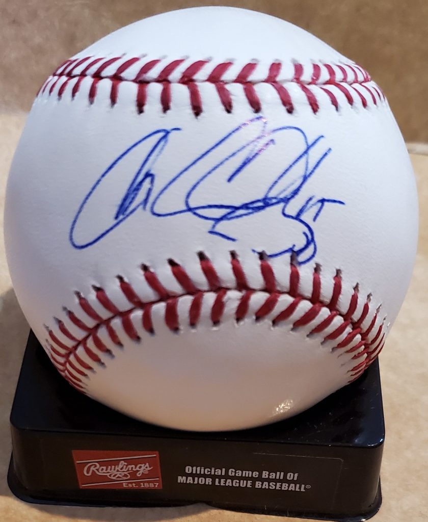 Autographed CHRIS COLABELLO Official Major League Baseball - Main Line ...