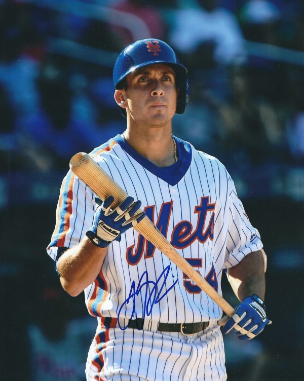 AUTOGRAPHED T.J. RIVERA 8X10 New York Mets Photo