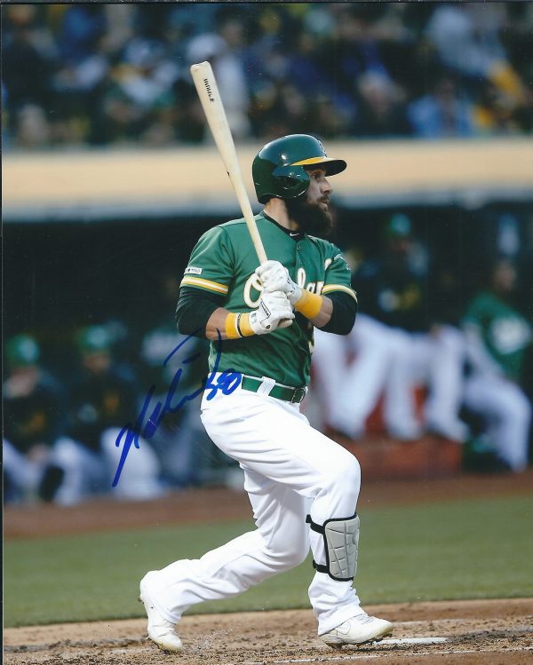 AUTOGRAPHED NICK MARTINI 8X10 Oakland A's photo