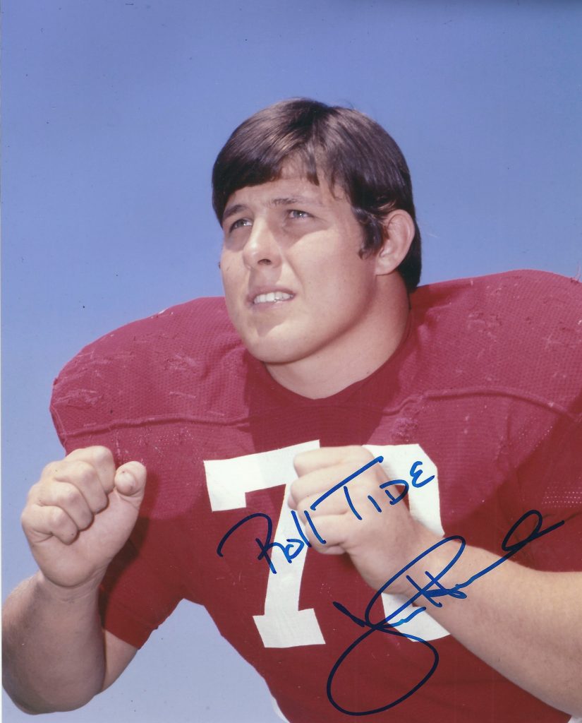 Autographed JOHN HANNAH 8X10 Alabama Crimson Tide Photo - Main Line ...