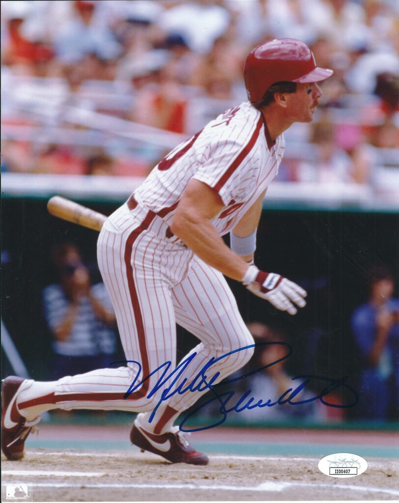 Autographed Mke Schmidt Philadelphia Phillies 8X10 Photo JSA - Main ...