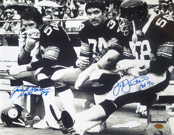 Autographed Jack Ham and Jack Lambert Pittsburgh Steelers 11x14 Photo