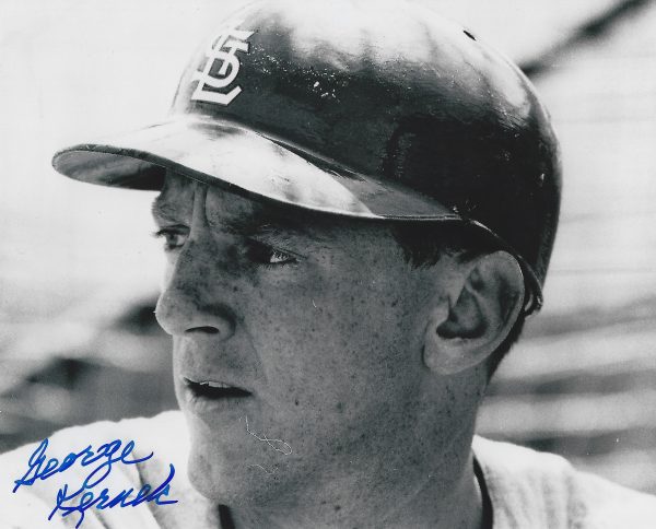 AUTOGRAPHED GEORGE KERNEK 8x10 St. Louis Cardinals Photo