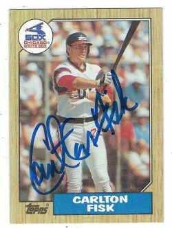 Autographed SHAWON DUNSTON Chicago Cubs 1987 Topps Card - Main Line  Autographs