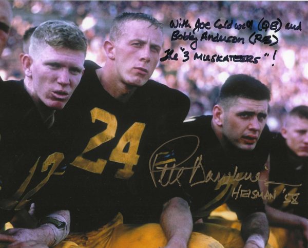 Autographed PETE DAWKINS Heisman 58 8x10 Army Photo