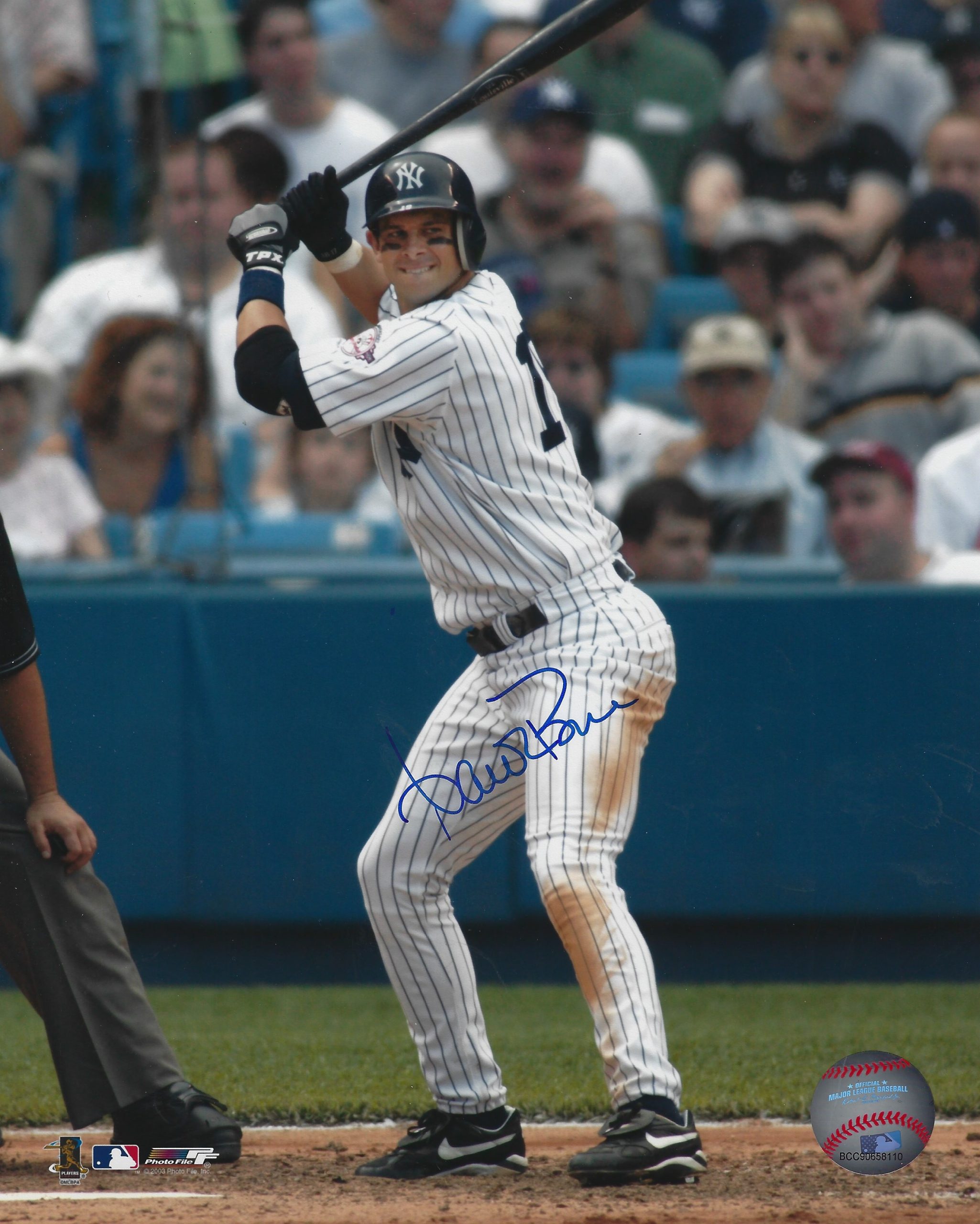 Aaron Boone Autographed Card