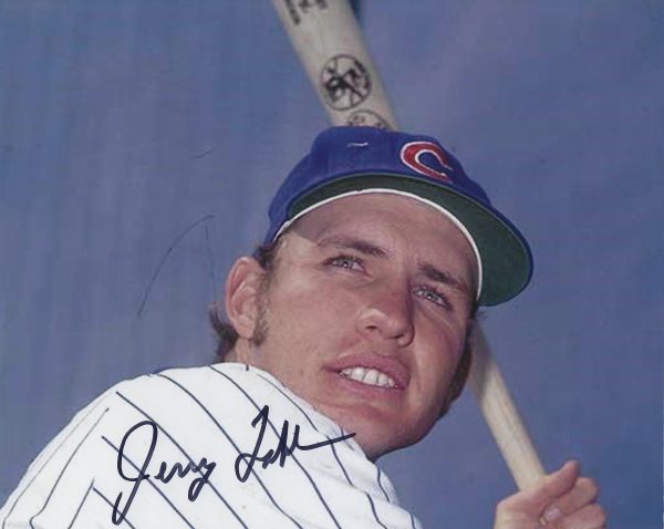 AUTOGRAPHED JERRY TABB 8X10 Chicago Cubs Photo