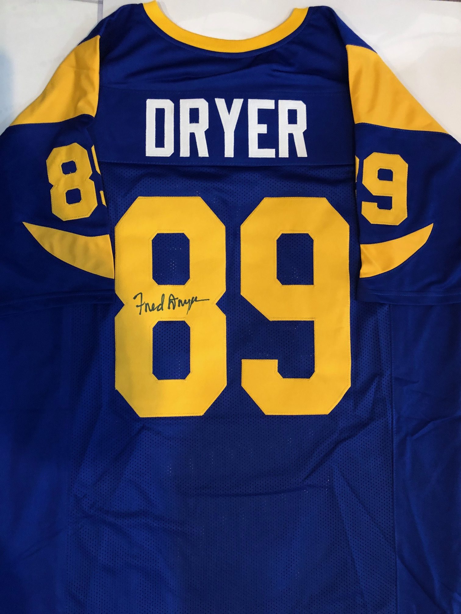 signed rams jersey