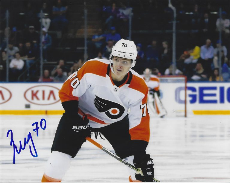 Autographed EGOR ZAMULA 8X10 Philadelphia Flyers Photo - Main Line ...