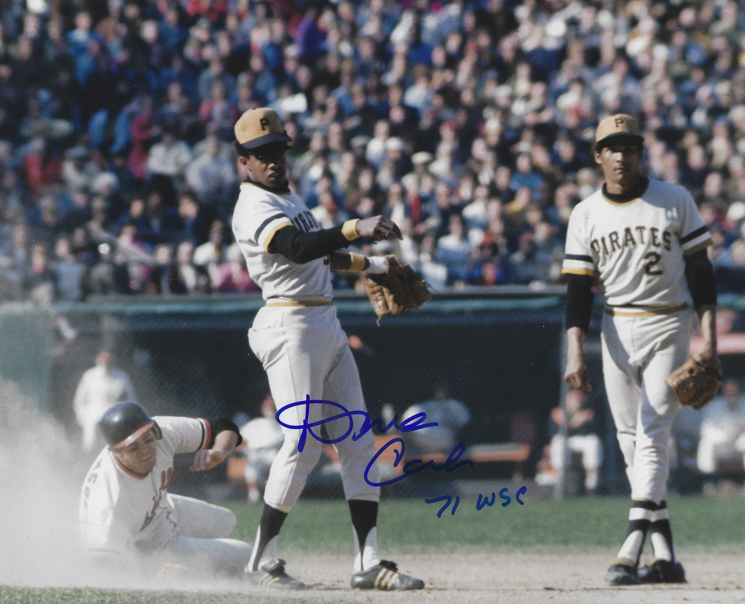 Autographed DAVE CASH 71 WSC 8X10 Pittsburgh Pirates Photo Main 