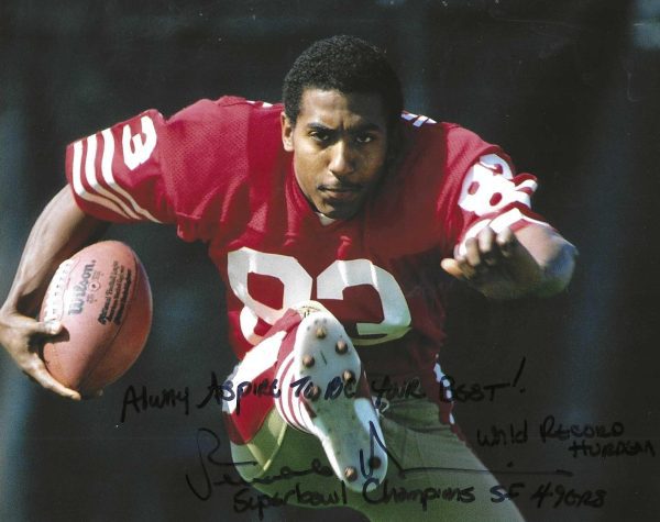 Autographed RENALDO NEHEMIAH 8X10 San Francisco 49'ers Photo