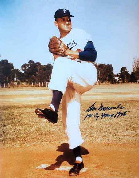 Don Newcombe Brooklyn Dodgers Single Signed 1956 Cy Young