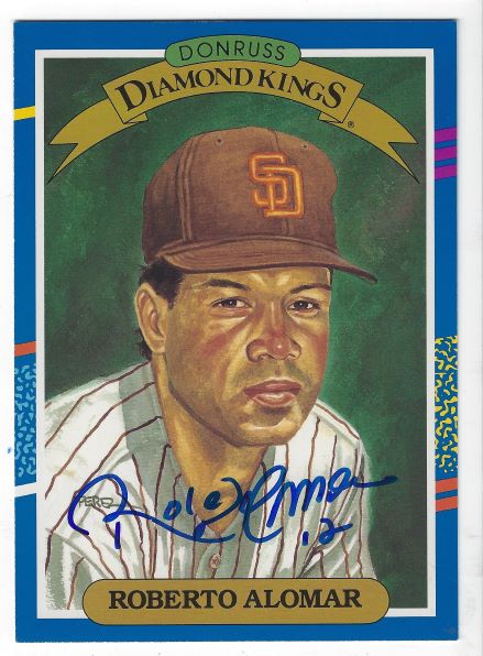 Roberto Alomar Autographed Sports Memorabilia Baseball Collectibles